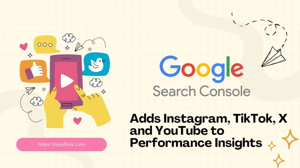 Track Your Instagram, TikTok, X, and YouTube Performance on Google Search Console